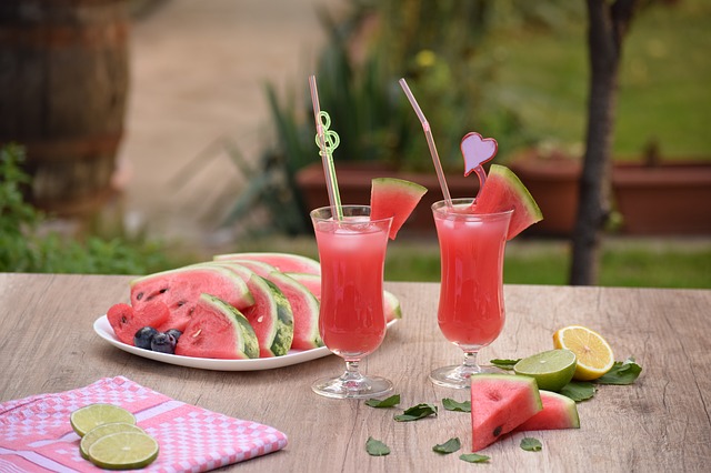 melounový nápoj